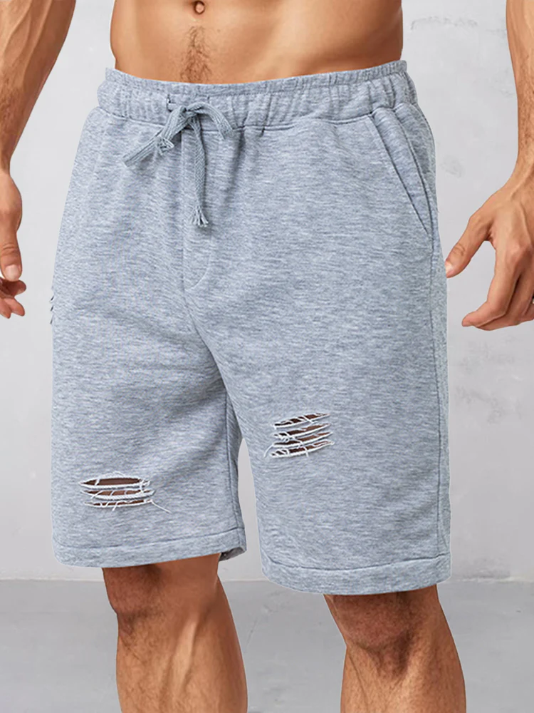 Essential Casual Ripped Shorts - Image 3