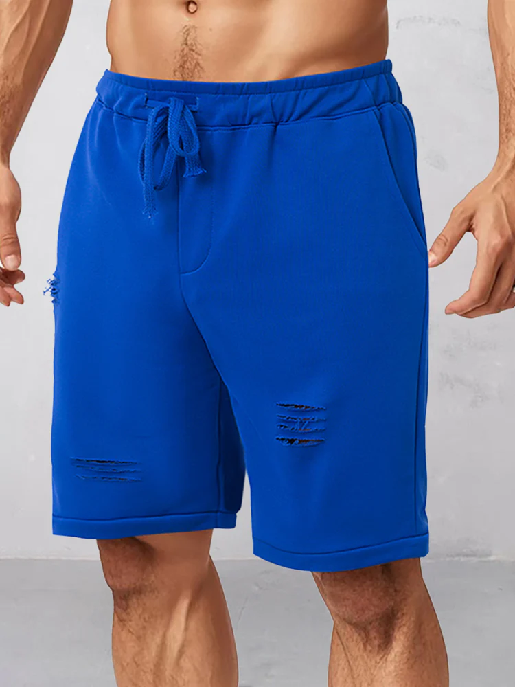 Essential Casual Ripped Shorts - Image 4
