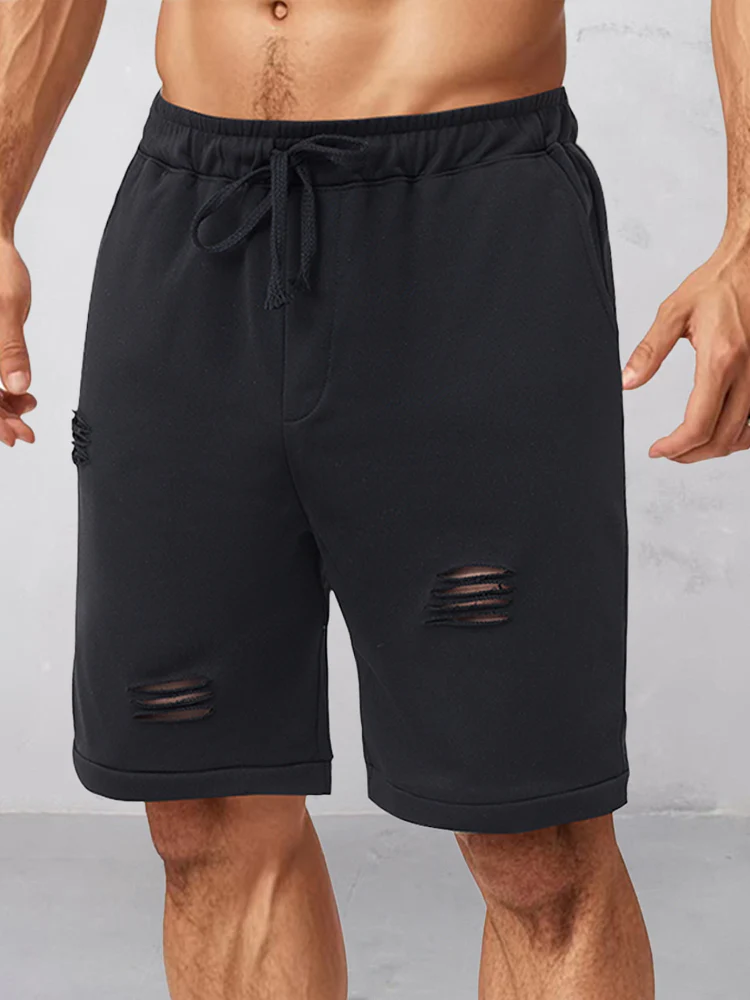Essential Casual Ripped Shorts - Image 5