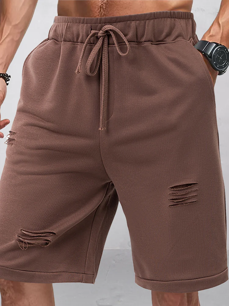 Essential Casual Ripped Shorts - Image 6
