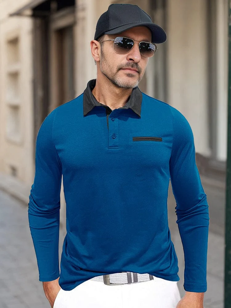 Essential Color Block Polo Shirt - Image 4