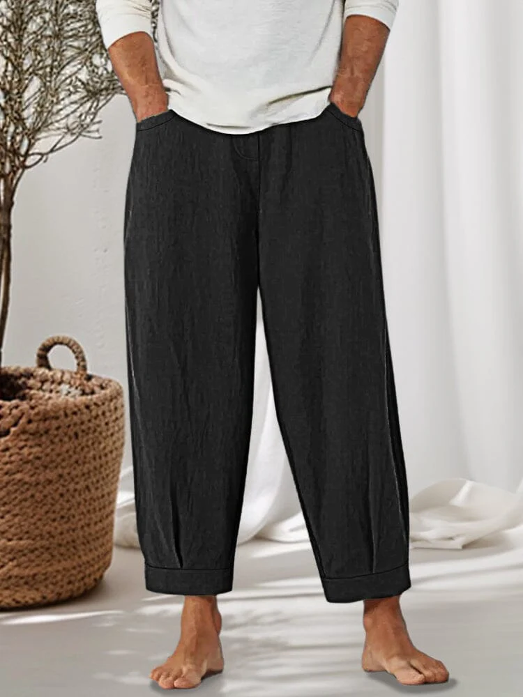 Essential Comfort 100% Cotton Lantern Pants - Image 2