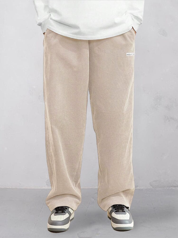 Essential Corduroy Straight Leg Pants - Image 3