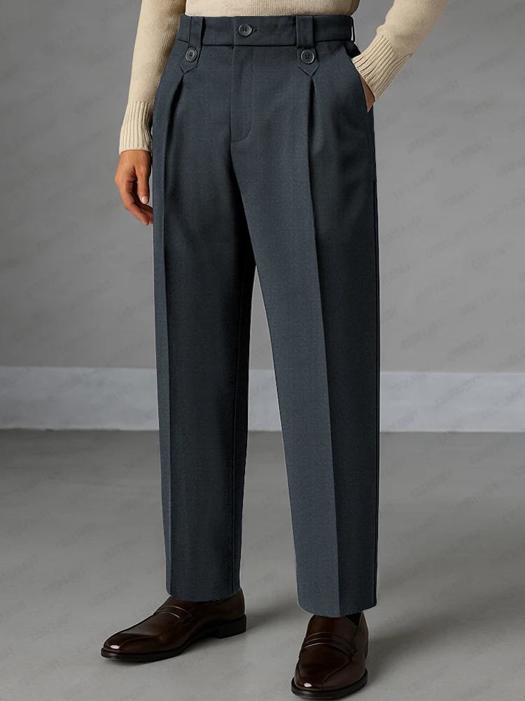 Essential Designer Structured Dress Pants - Image 2
