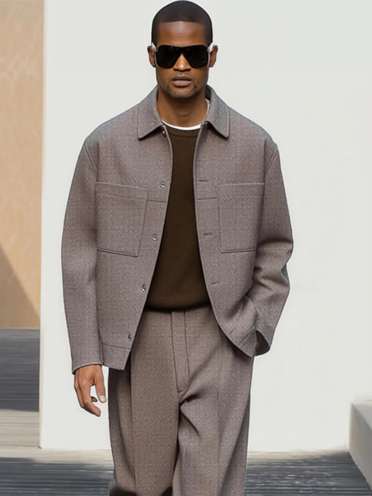 Essential Dual Pocket Jacket Pants Set - Image 3