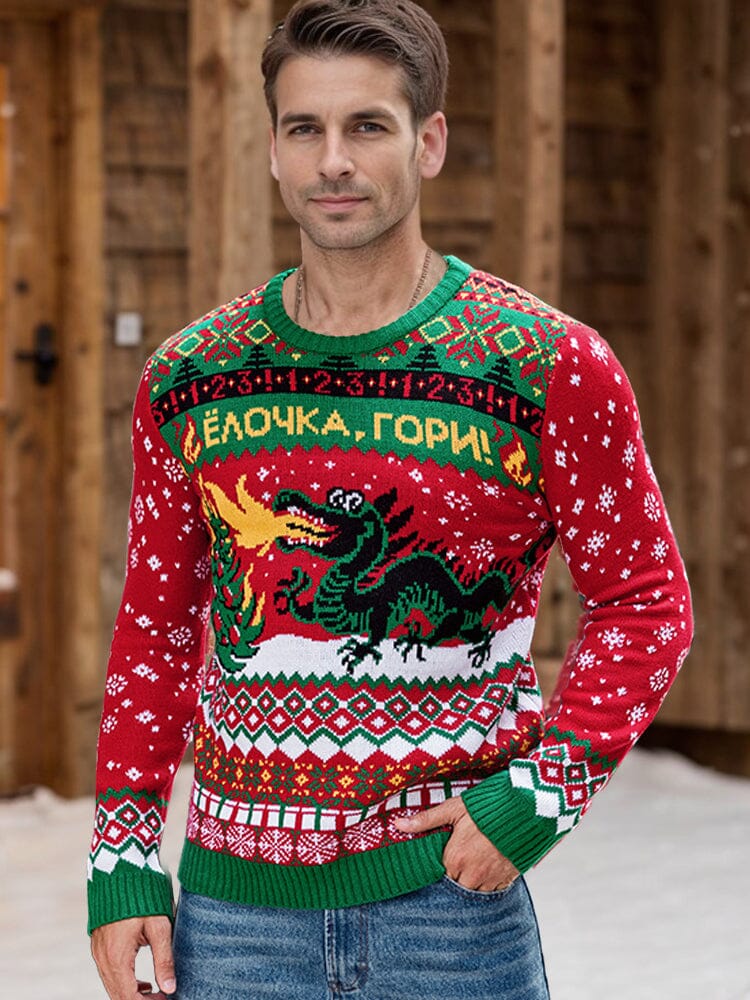 Essential Holiday Christmas Sweater - Image 3