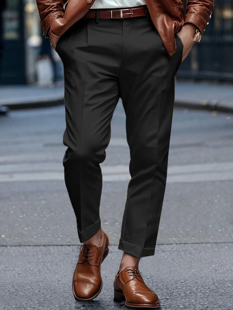 Essential Regular Fit Suit Pants - Image 2