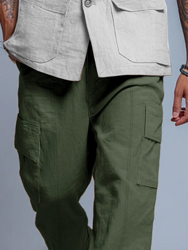 Essential Relaxed Fit Cargo Pants - Image 3