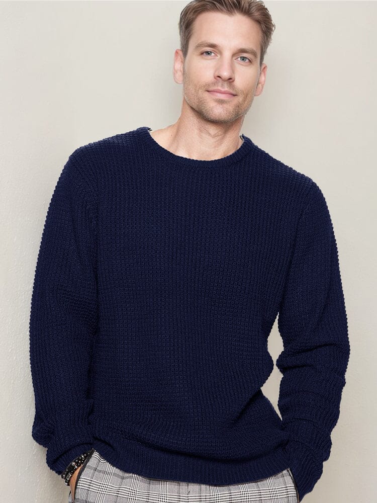 Essential Relaxed Knitted Sweater - Image 3