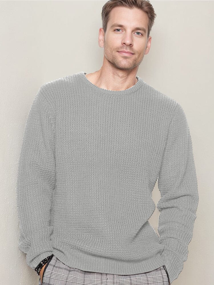 Essential Relaxed Knitted Sweater - Image 4