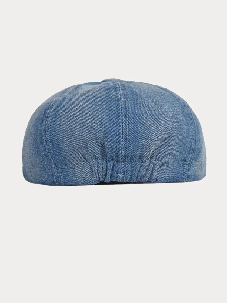 Esthetic Denim Newsboy Cap - Image 8