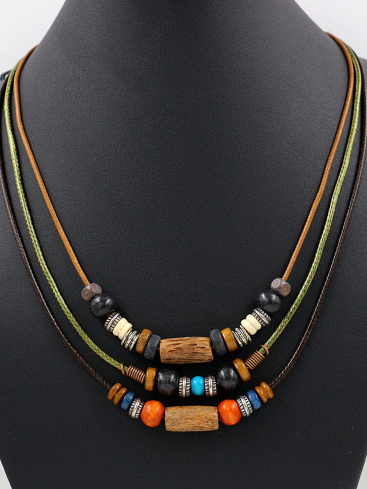 Ethnic Style Beaded Necklace - Image 5