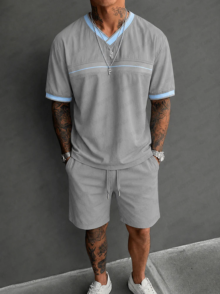 Everyday Casual Stretchy Contrast Color Set - Image 2