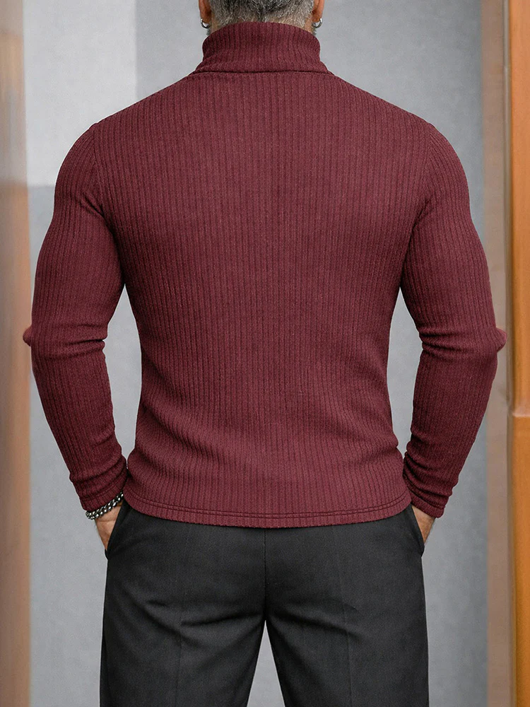 Fashion Designer Asymmetric Knit Undershirt - Image 5