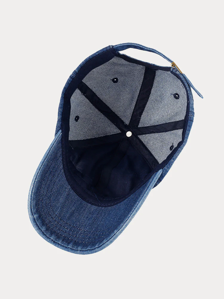Fashion Destroyed Torn Denim Cap - Image 10