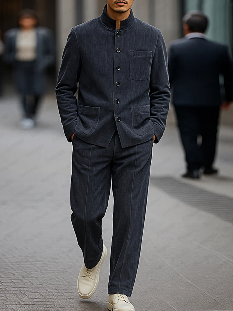 Fashion Forward Smart Casual Matching Set - Image 2
