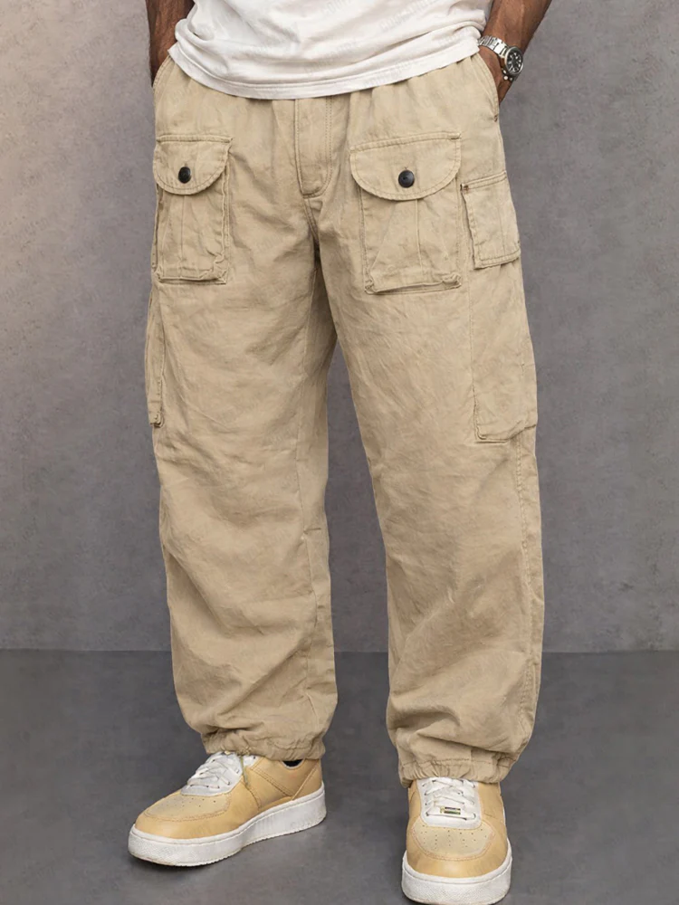 Fashion Multi-pockets Cargo Pants - Image 2
