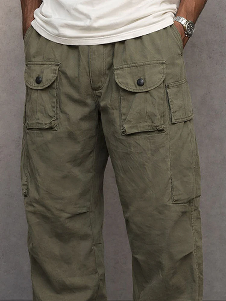 Fashion Multi-pockets Cargo Pants - Image 3
