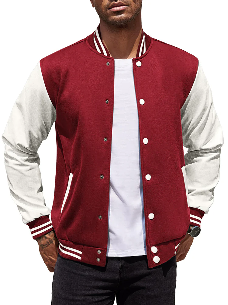 Fashion Varsity Baseball Bomber Jacket (US Only) - Image 10