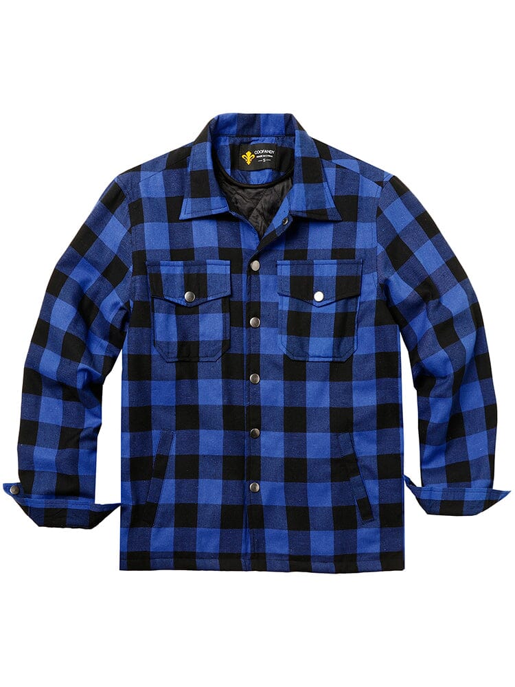Flannel Checked Lined Shirt - Image 3