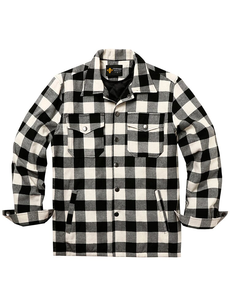 Flannel Checked Lined Shirt - Image 5