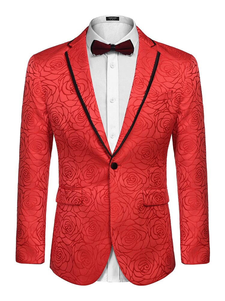 Floral Embroidered Party Blazer (US Only) - Image 4
