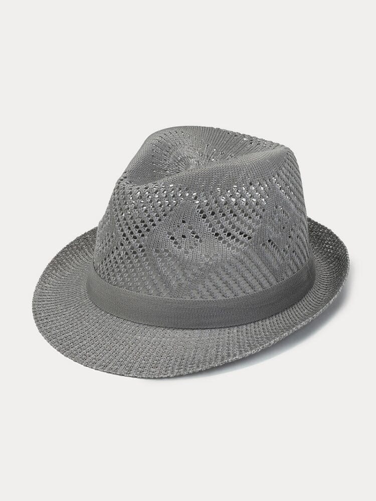Foldable Breathable Mesh Fedora Hat - Image 3