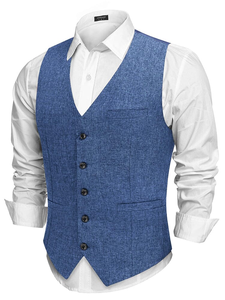 Formal Slim Fit Suit Vest (US Only) - Image 10