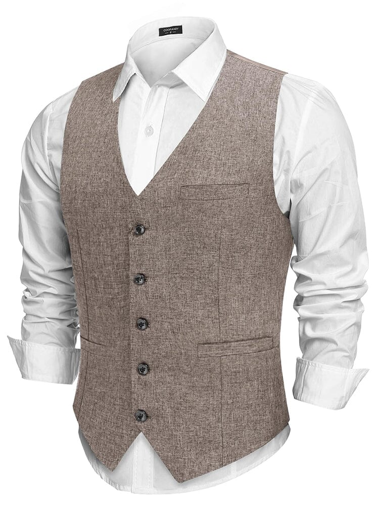 Formal Slim Fit Suit Vest (US Only) - Image 12