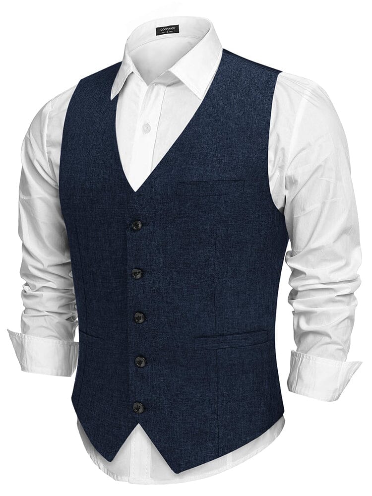 Formal Slim Fit Suit Vest (US Only) - Image 7
