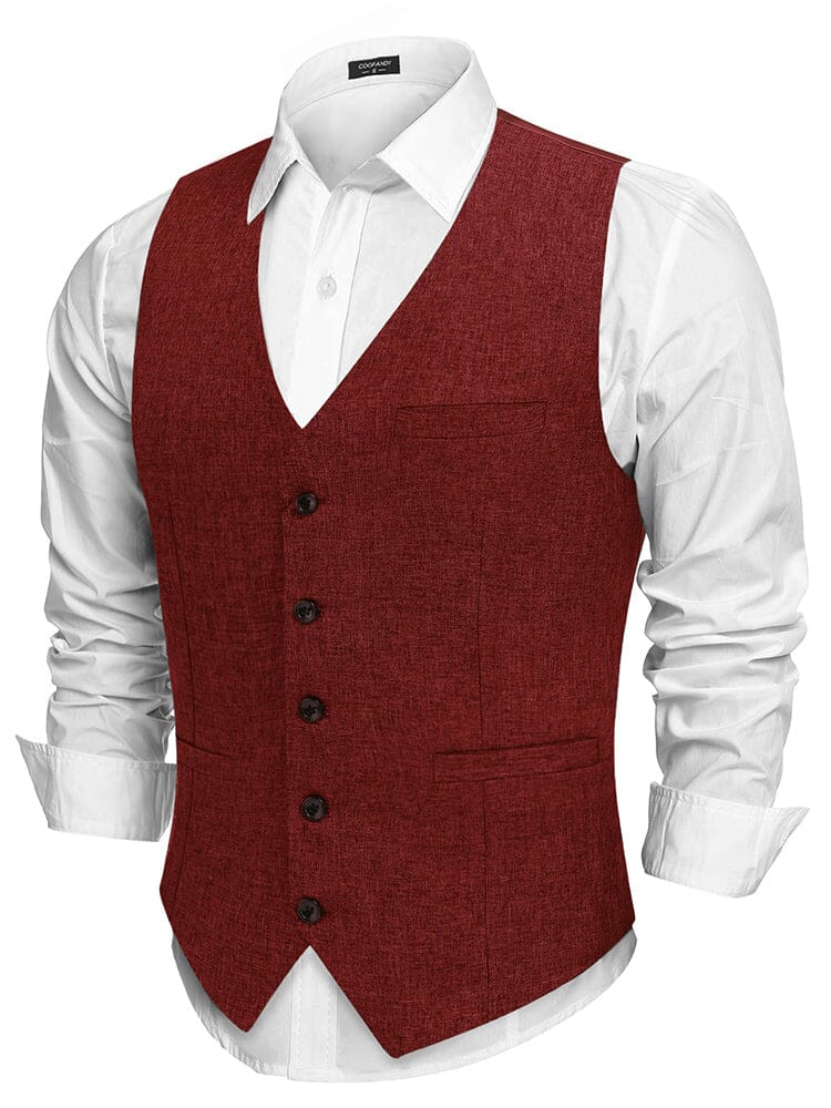 Formal Slim Fit Suit Vest (US Only) - Image 9