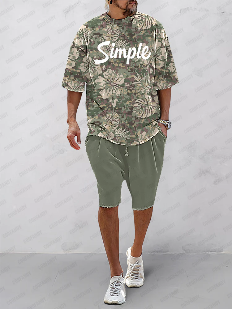 Fresh Floral Patterns Athleisure Set - Image 3
