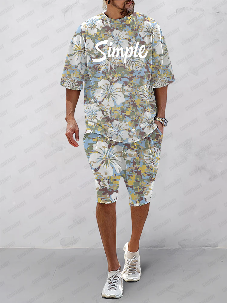 Fresh Floral Patterns Athleisure Set - Image 6
