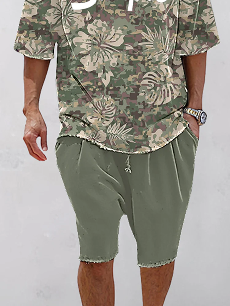 Fresh Floral Patterns Athleisure Set - Image 9