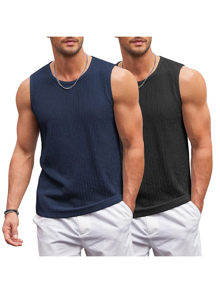 Jacquard Knit 2 Packs Tank Top (US Only) - Image 2