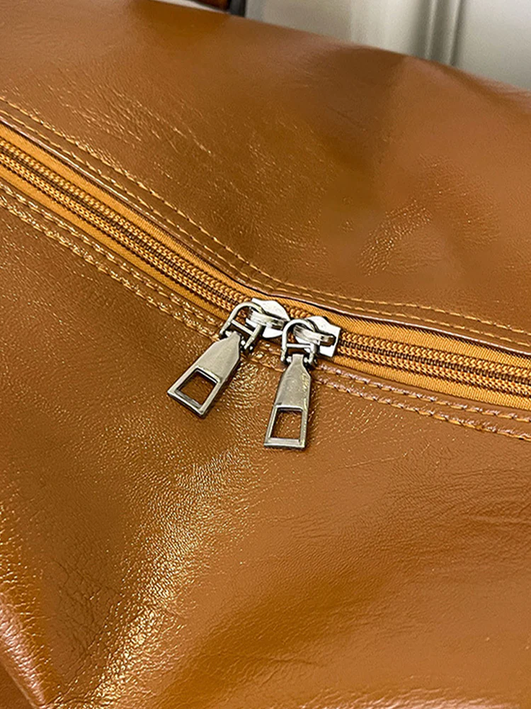 Large Capacity PU Leather Travel Bag - Image 10
