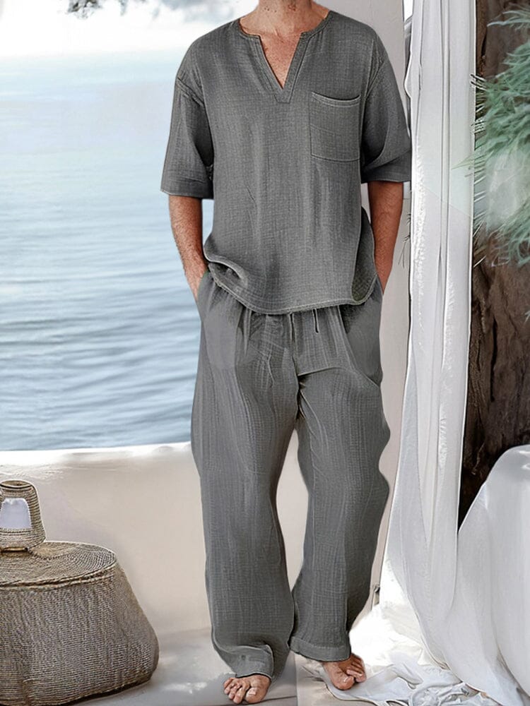 Leisure 100% Cotton 2-Piece Set - Image 4