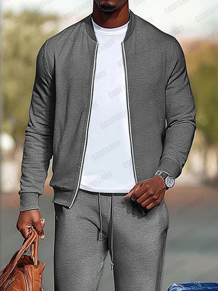 Leisure Athletic Jacket Pants Set - Image 3