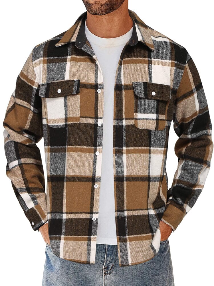 Leisure Checked Flannel Shirt - Image 7