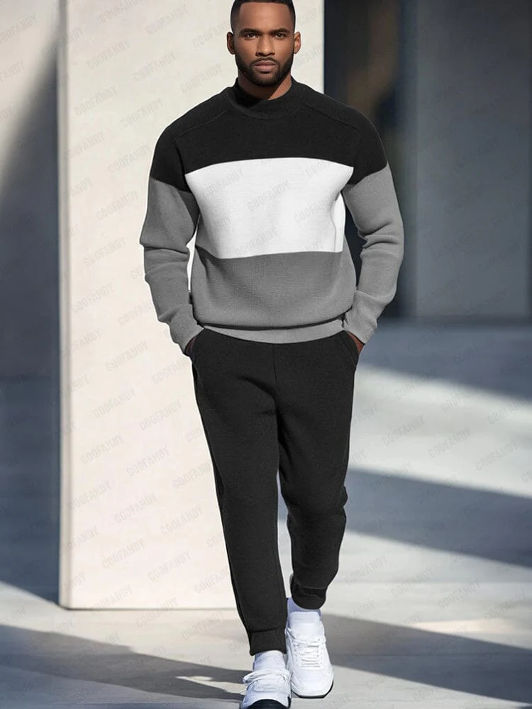 Leisure Colorblock Sweatsuit Set - Image 2