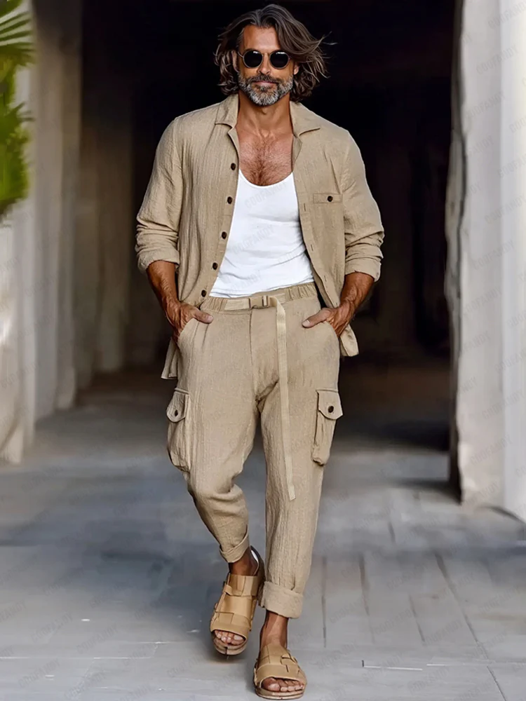 Leisure Cotton 2-Piece Cargo Set