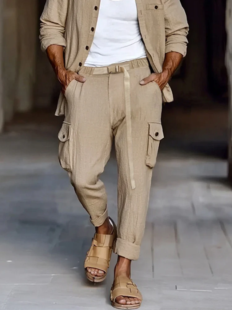 Leisure Cotton 2-Piece Cargo Set - Image 4