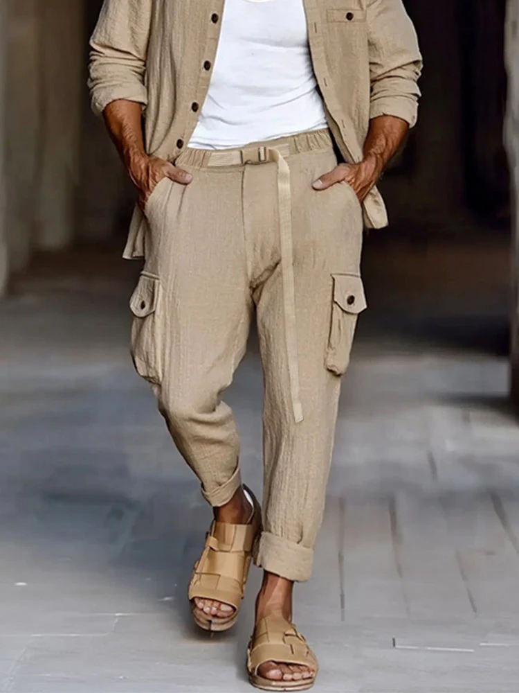 Leisure Cotton 2-Piece Cargo Set - Image 8