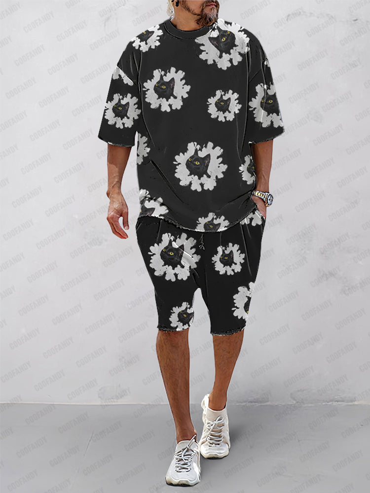 Leisure Floral Print Matching Set - Image 3