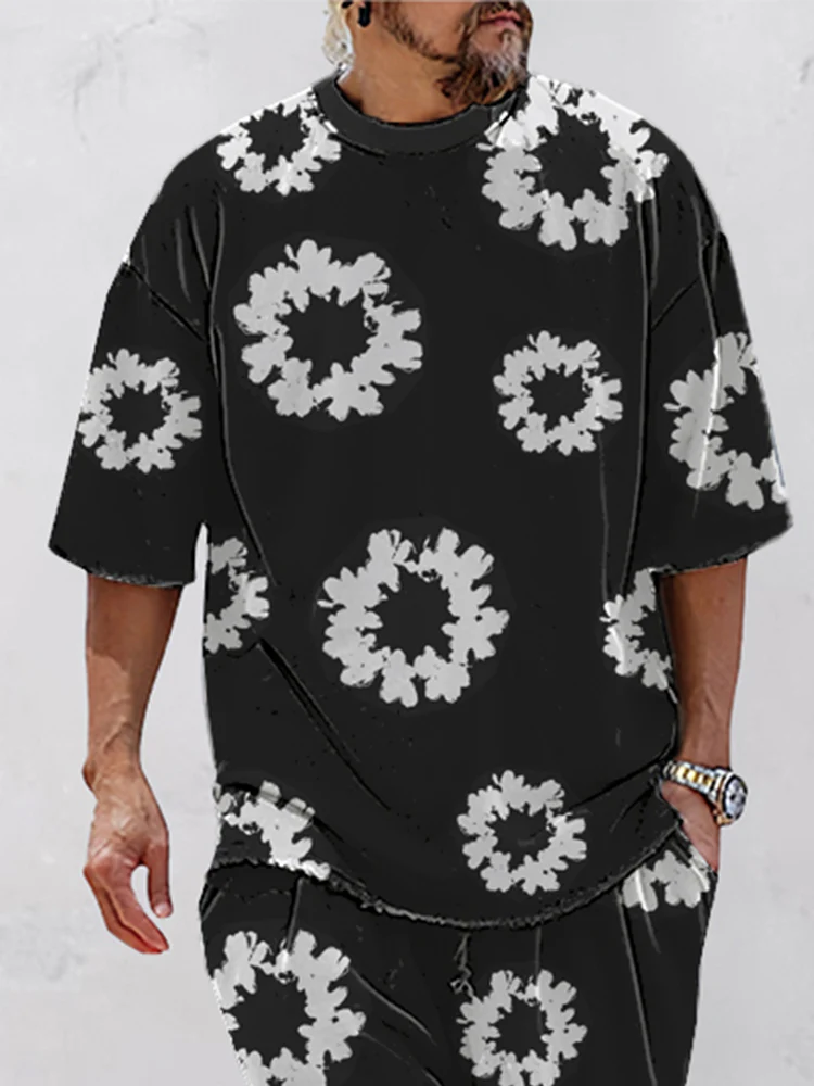 Leisure Floral Print Matching Set - Image 4