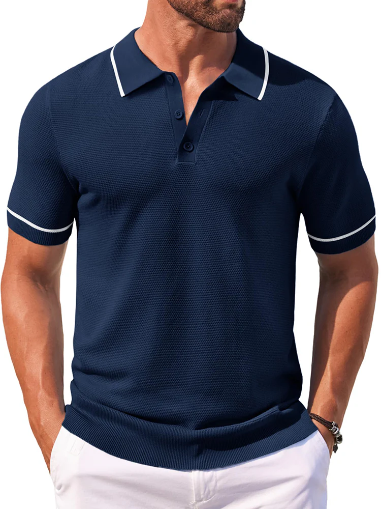 Leisure Knit Golf Polo Shirts (US Only) - Image 3