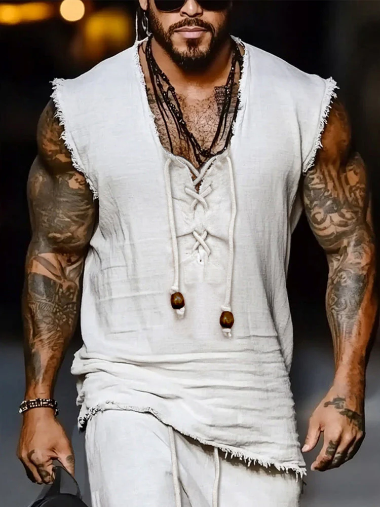 Leisure Raw Edge Design Cotton Set - Image 8