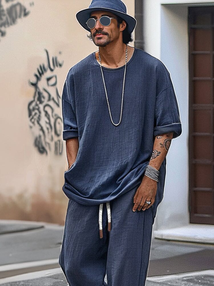 Leisure Relaxed Fit Cotton Set - Image 7