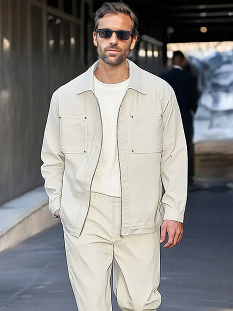 Leisure Relaxed Fit Jacket Set - Image 3
