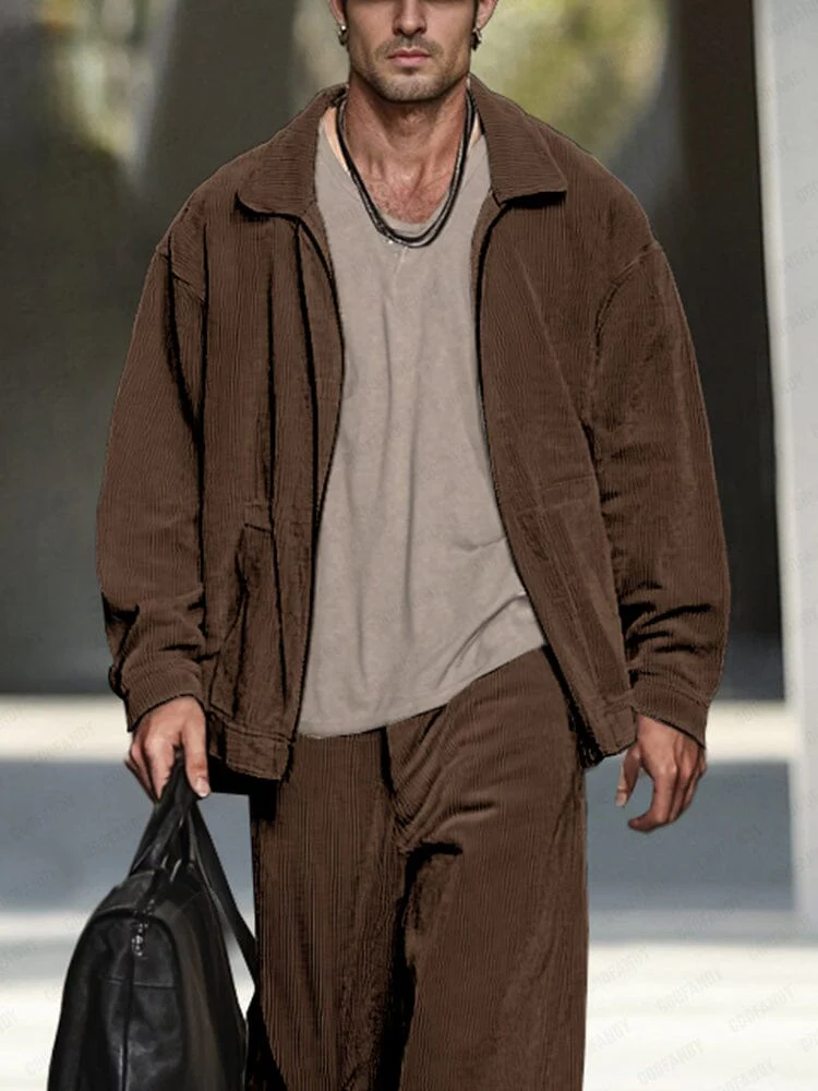 Leisure Relaxed Twill Matching Sets - Image 3